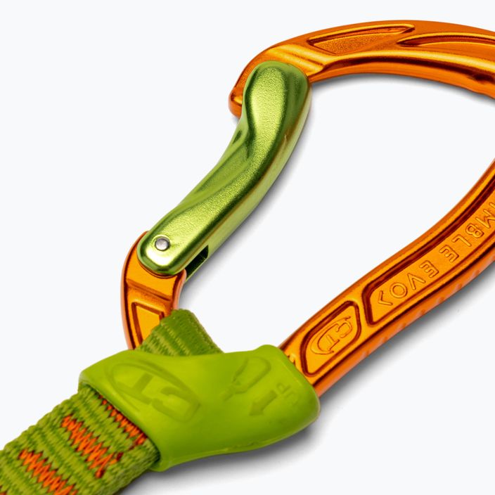 Ekspres wspinaczkowy Climbing Technology Nimble Fixbar Set Ny 17 cm orange/green 3