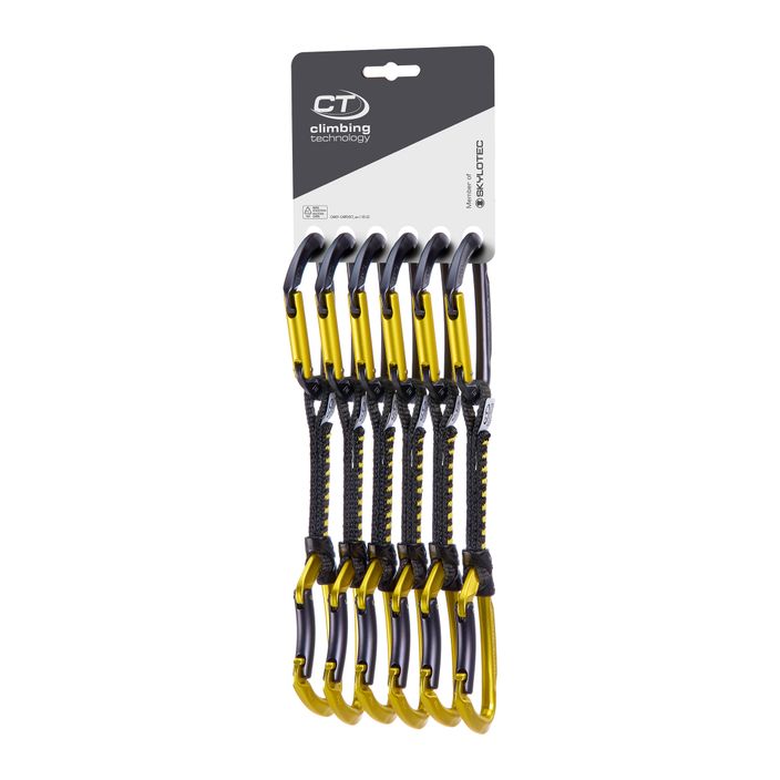 Ekspres wspinaczkowy Climbing Technology Lime Set Dy 12 cm anthracite/mustard 2