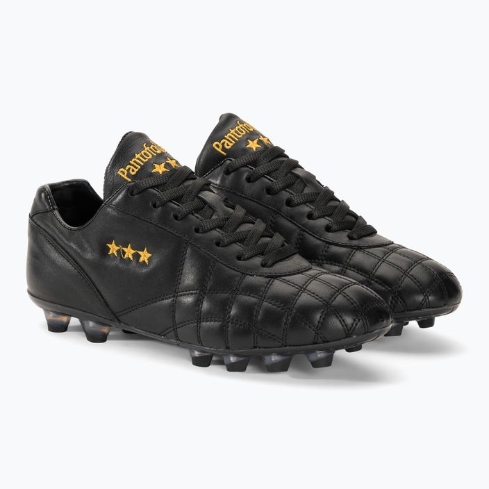 Buty piłkarskie męskie Pantofola d'Oro Del Duca nero 4