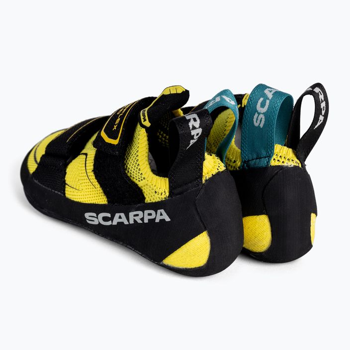 Buty wspinaczkowe dziecięce SCARPA Reflex Kid yellow/black 3