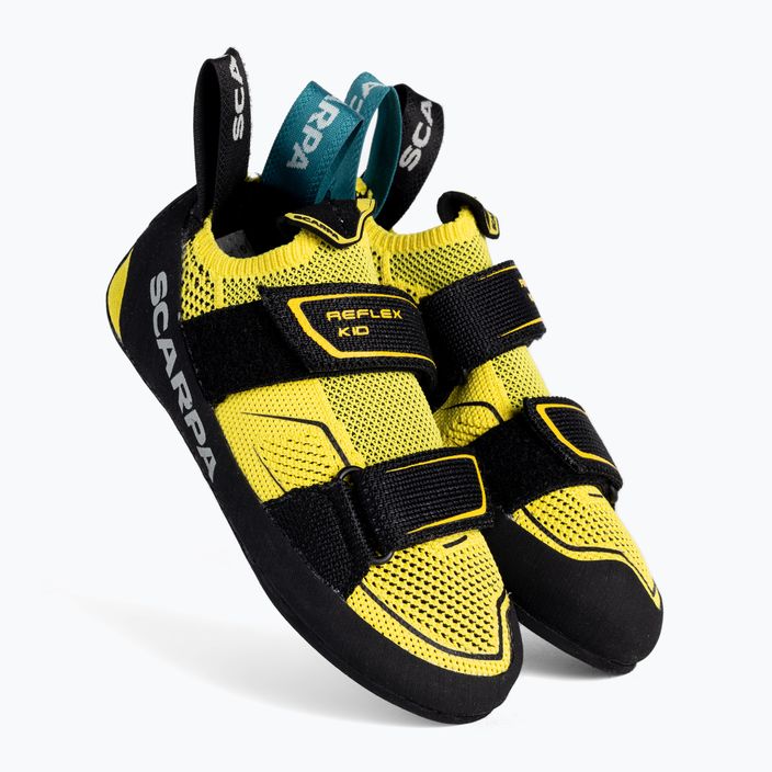 Buty wspinaczkowe dziecięce SCARPA Reflex Kid yellow/black 5