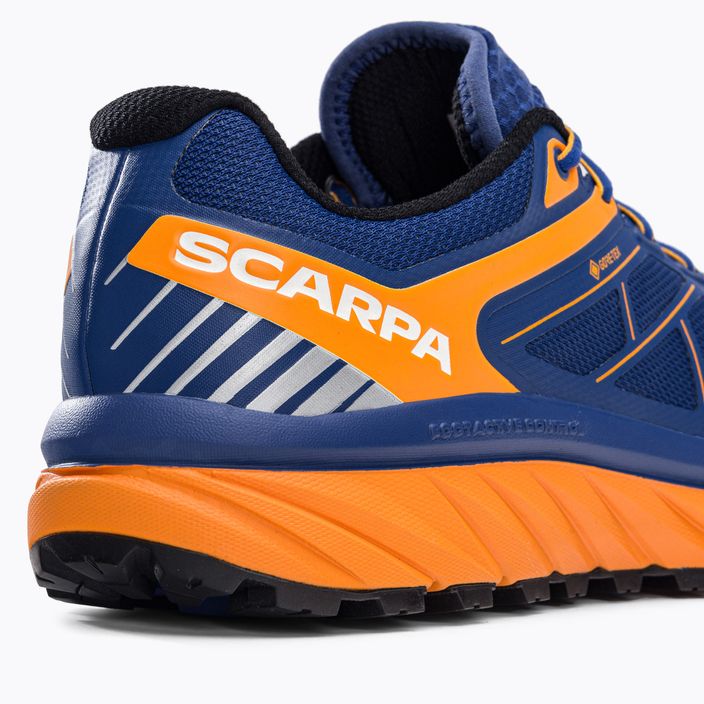 Buty do biegania męskie SCARPA Spin Infinity GTX true blue/orange 8