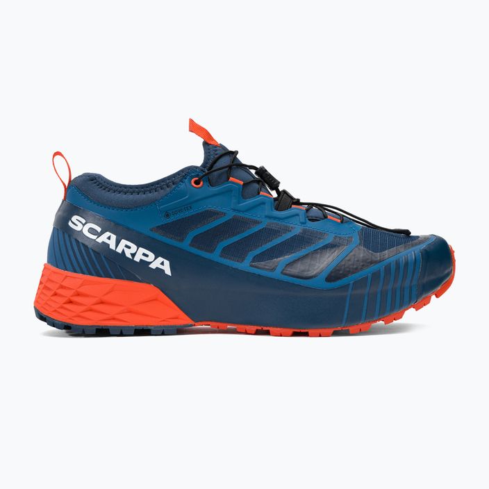 Buty do biegania męskie SCARPA Ribelle Run GTX blue/spicy orange 2