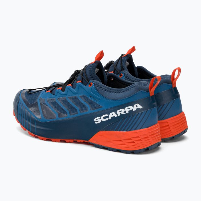 Buty do biegania męskie SCARPA Ribelle Run GTX blue/spicy orange 3