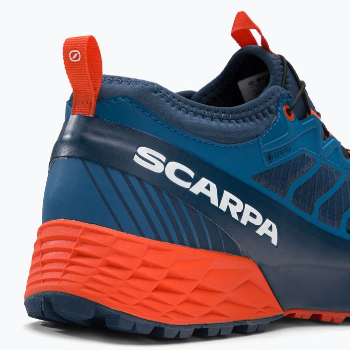 Buty do biegania męskie SCARPA Ribelle Run GTX blue/spicy orange 8