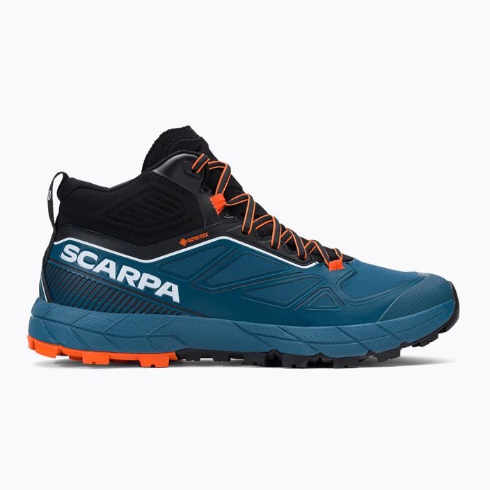 Buty trekkingowe męskie SCARPA Rapid Mid GTX cosmic blue/orange 2