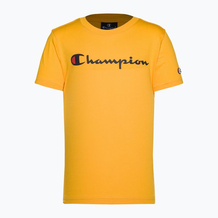 Koszulka dziecięca Champion Legacy dark yellow