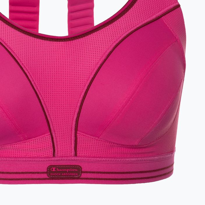 Biustonosz treningowy Shock Absorber Ultimate Run Bra pink 6