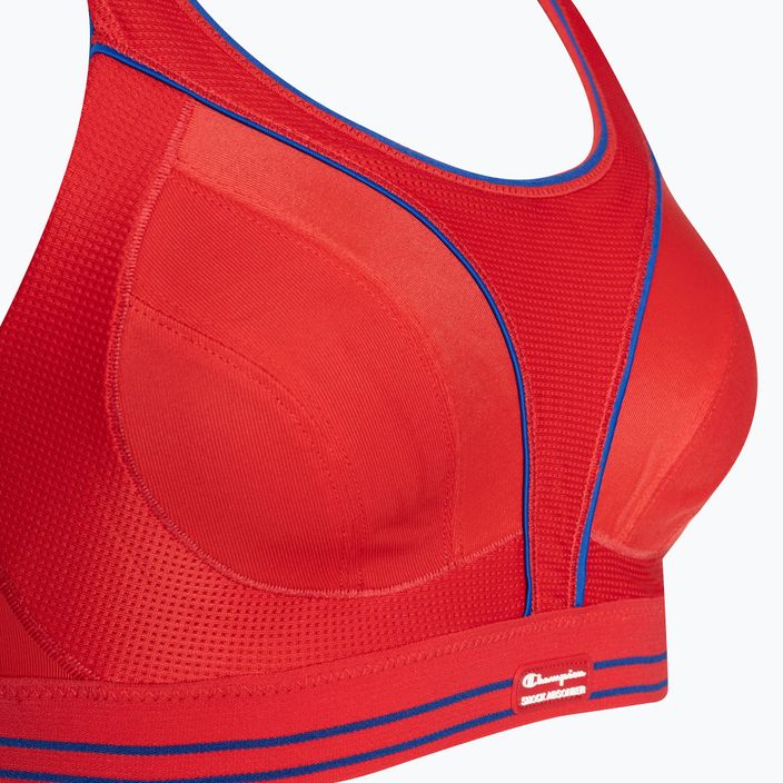 Biustonosz treningowy Shock Absorber Ultimate Run Bra red/blue 5