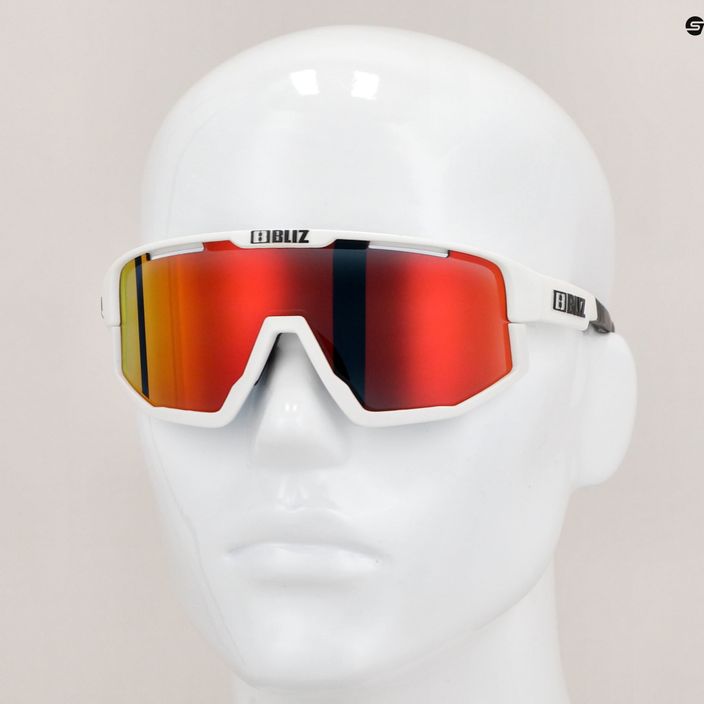Okulary przeciwsłoneczne Bliz Fusion matt white/smoke red multi 8