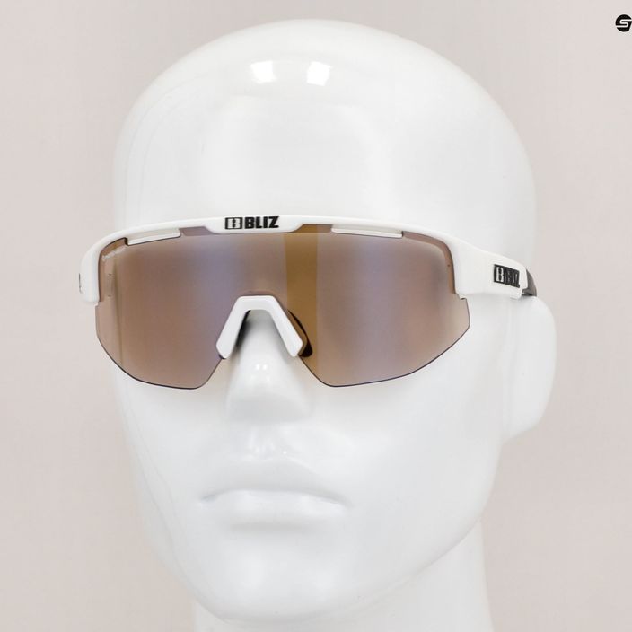 Okulary przeciwsłoneczne Bliz Matrix Nano Optics Photochromic matt white/brown blue multi 7