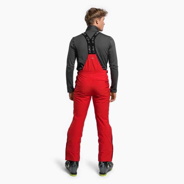 Spodnie narciarskie męskie CMP czerwone 3W17397N/C580 4