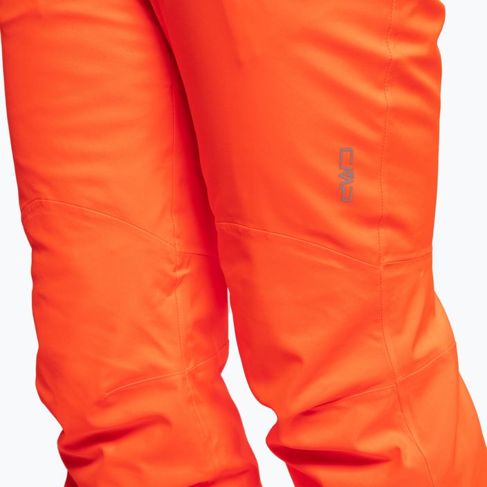 Spodnie narciarskie męskie CMP pomarańczowe 3W17397N/C645 4