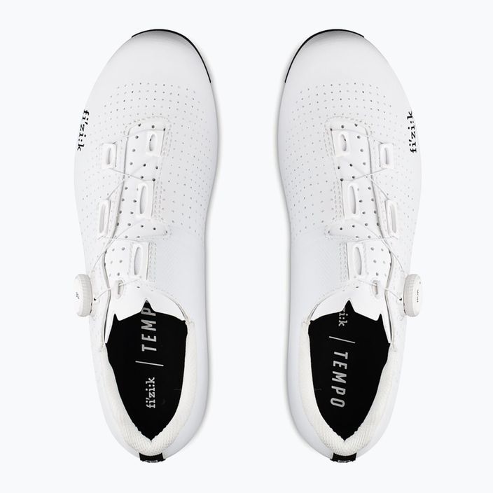 Buty szosowe męskie Fizik Tempo Decos Carbon white/white 10