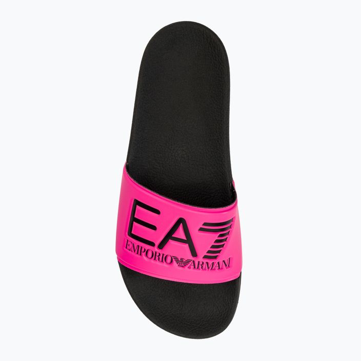 Klapki EA7 Emporio Armani Water Sports Visibility pink fluo/black 5
