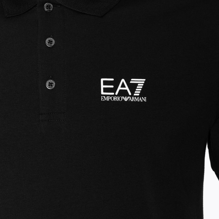 Koszulka polo męska EA7 Emporio Armani Train Visibility black 3