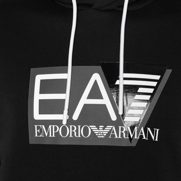 Bluza męska EA7 Emporio Armani Train Visibility Hoodie black 3