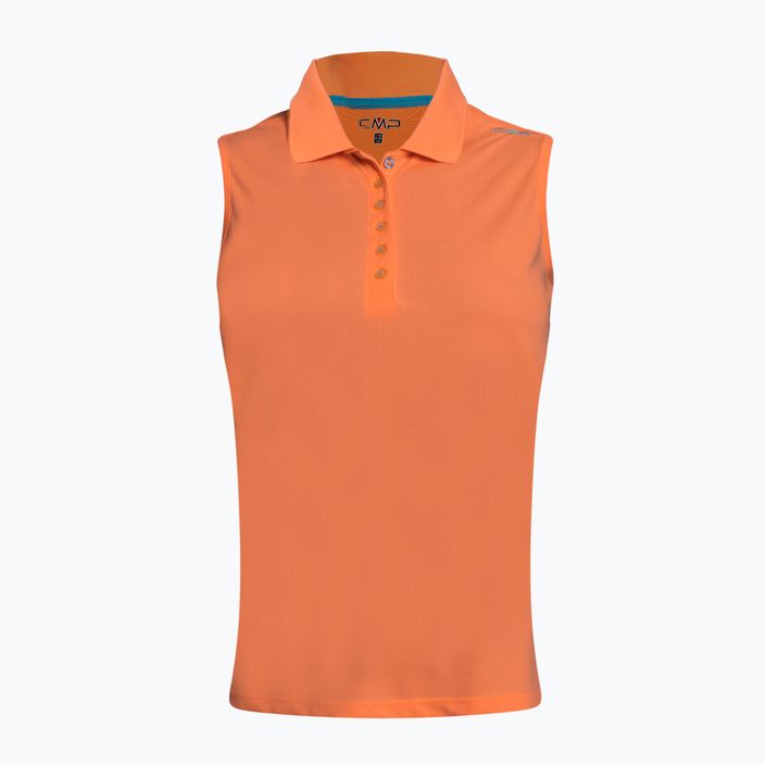 Koszulka polo damska CMP pomarańczowa 3T59776/C588