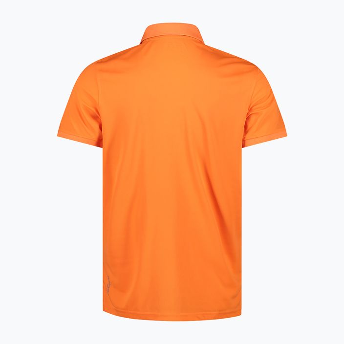 Koszulka polo męska CMP pomarańczowa 3T60077/C550 2