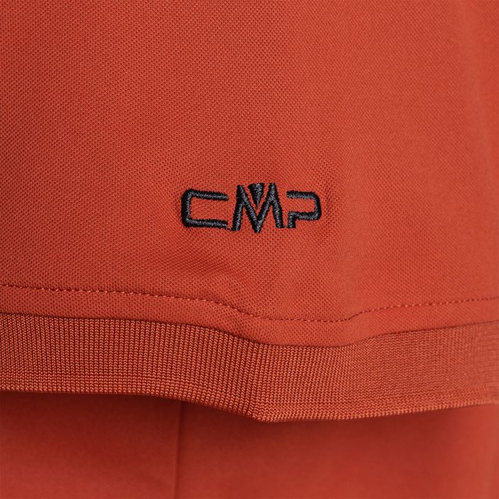 Koszulka polo męska CMP 3T60077 rust 4