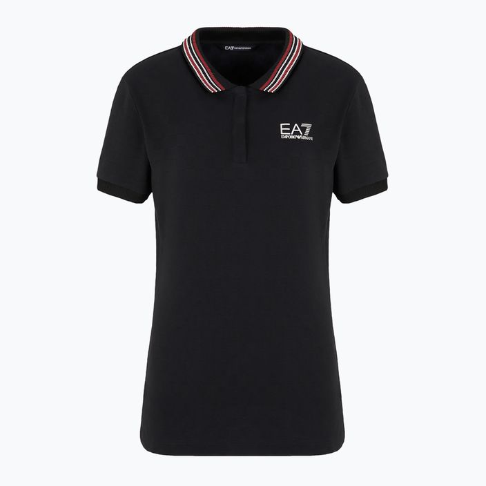 Koszulka damska EA7 Emporio Armani Golf Pro Polo Damier black