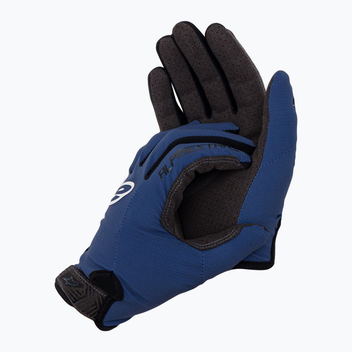 Rękawiczki rowerowe męskie Alpinestars Drop 6.0 mid blue