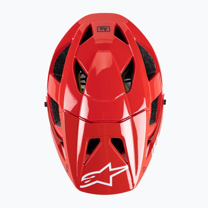 Kask rowerowy Alpinestars Vector Tech A2 bright red/light gray glossy 6