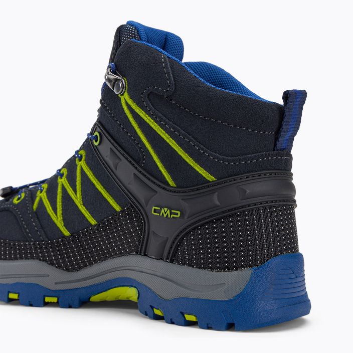 Buty trekkingowe dziecięce CMP Rigel Mid Wp blue/electric 10