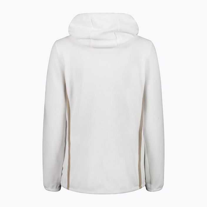Bluza polarowa damska CMP Fix Hood biała 32H0386/A001 2