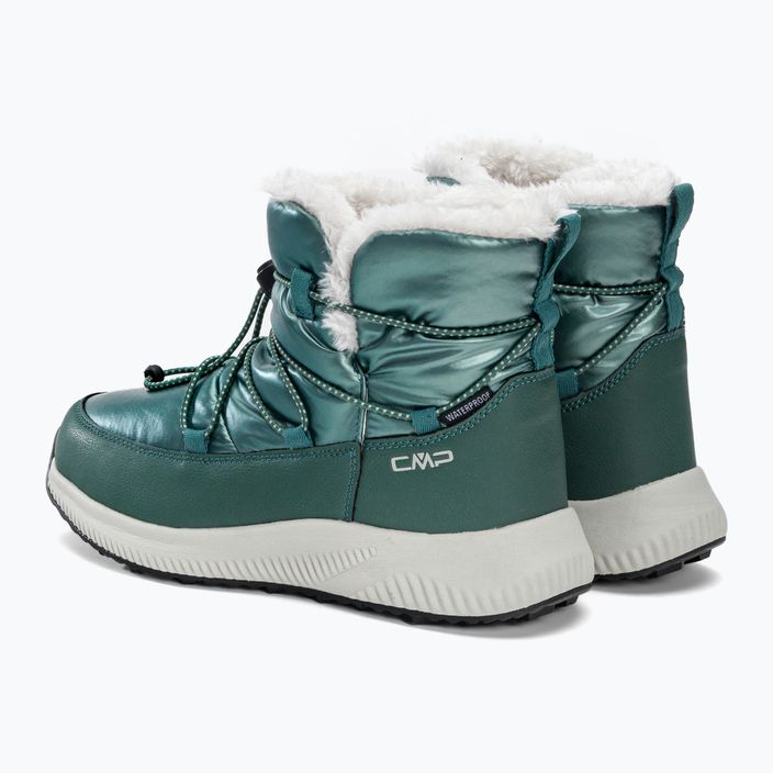 Śniegowce damskie CMP Sheratan Snowboots Wp zielone 30Q4576 3
