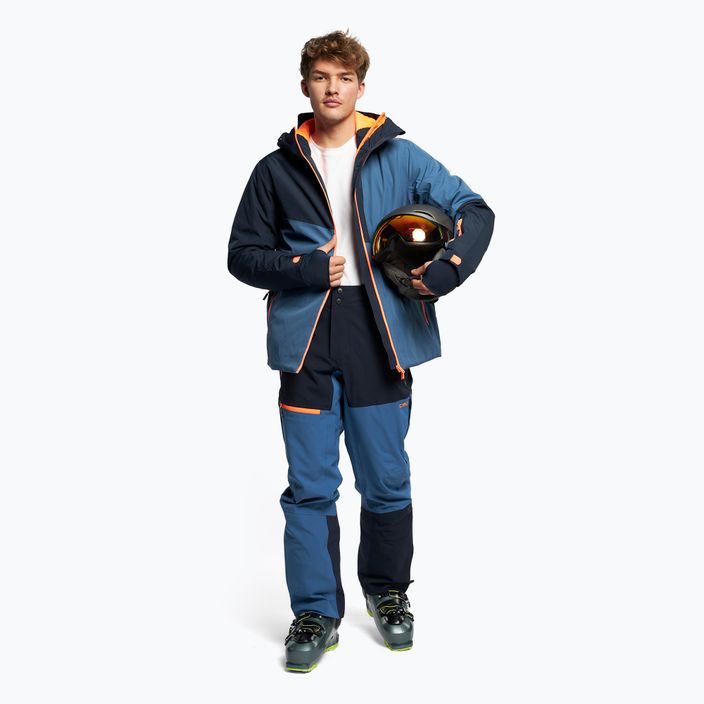 Spodnie skiturowe męskie CMP niebieskie 32W3667 2