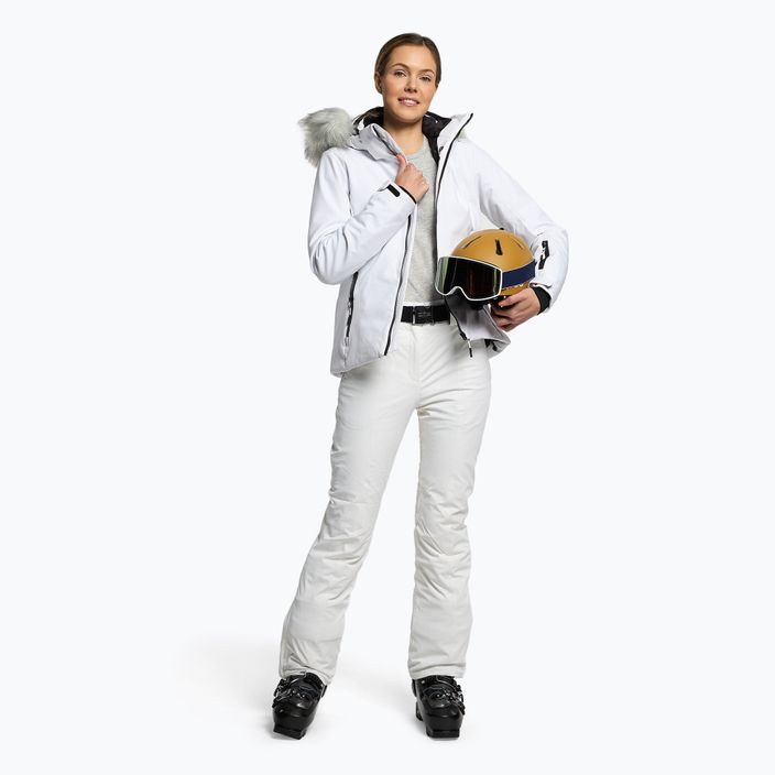Kurtka narciarska damska CMP biała 31W0196F/A001 2