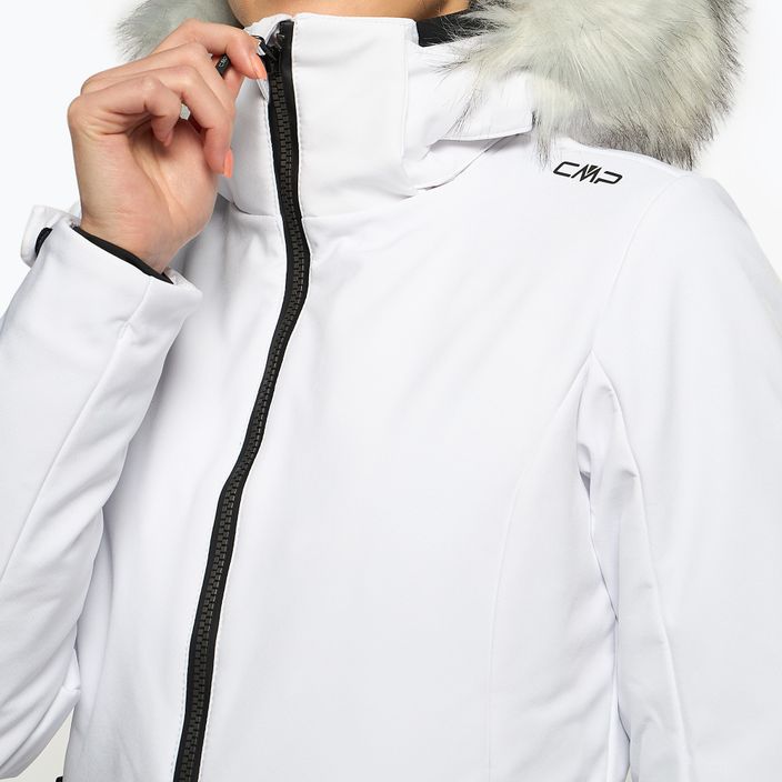 Kurtka narciarska damska CMP biała 31W0196F/A001 6