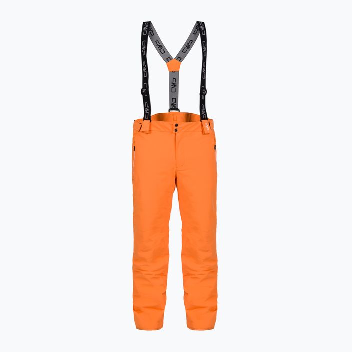 Spodnie narciarskie męskie CMP pomarańczowe 3W04467/C593 8