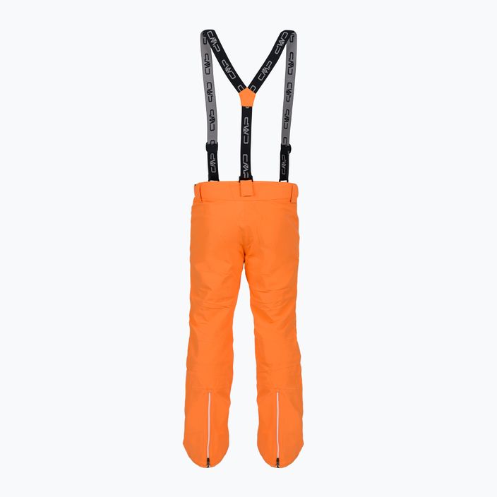 Spodnie narciarskie męskie CMP pomarańczowe 3W04467/C593 9