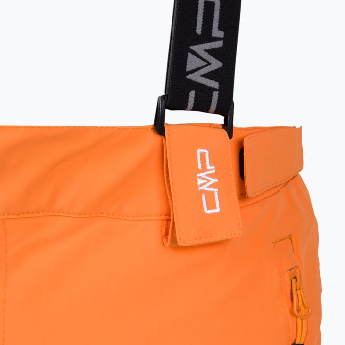 Spodnie narciarskie męskie CMP pomarańczowe 3W04467/C593 11