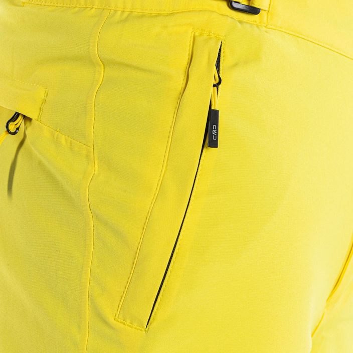 Spodnie narciarskie męskie CMP żółte 3W17397N/R231 4