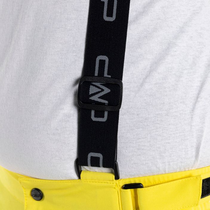 Spodnie narciarskie męskie CMP żółte 3W17397N/R231 6