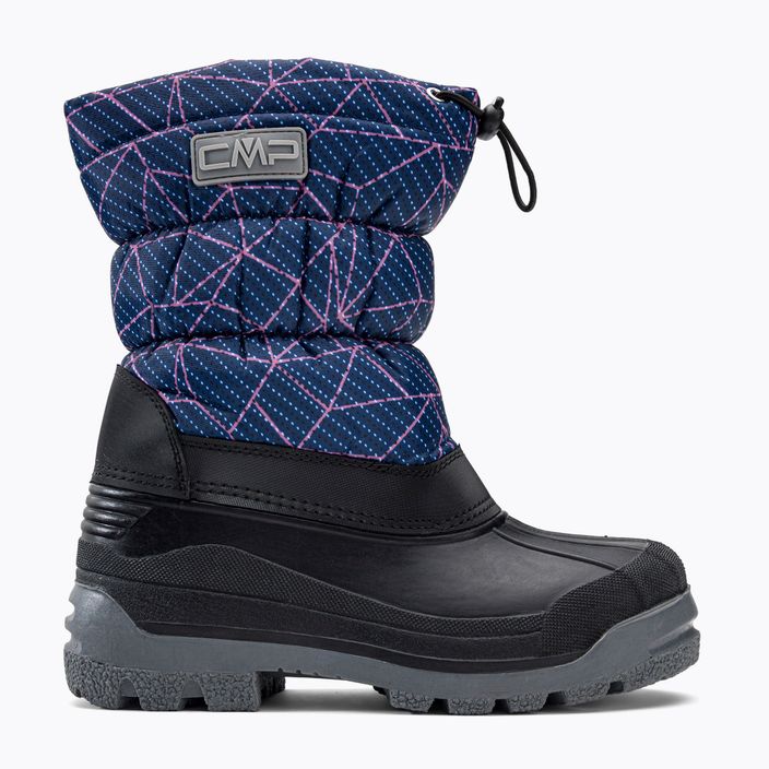 Śniegowce juniorskie CMP Sneewy Snowboots black blue/fucsia 2