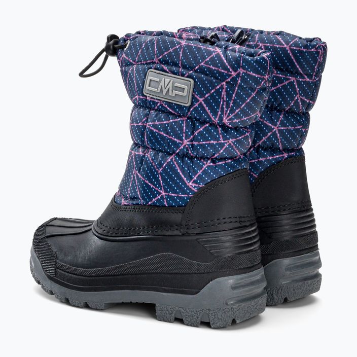 Śniegowce juniorskie CMP Sneewy Snowboots black blue/fucsia 3