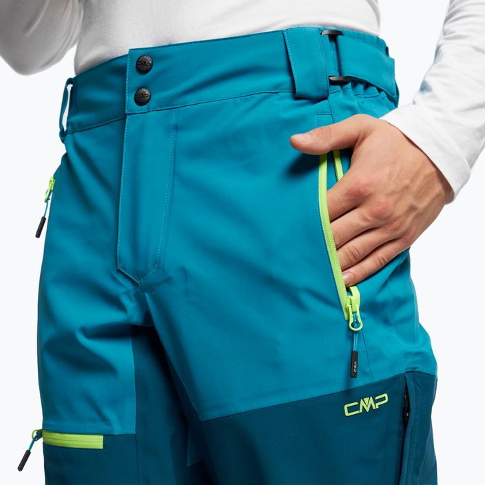 Spodnie skiturowe męskie CMP zielone 32W3667 5