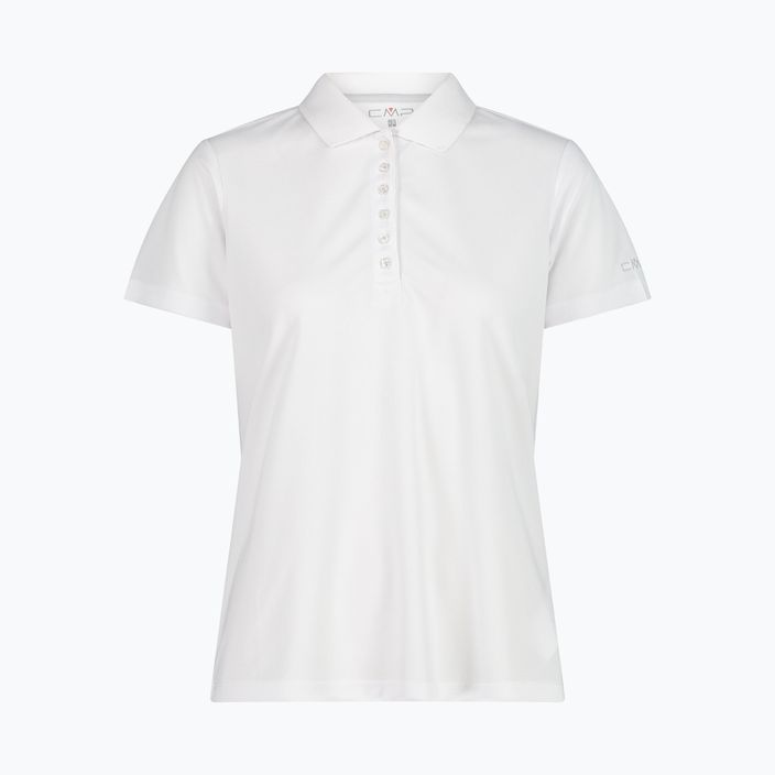 Koszulka polo damska CMP biała 3T59676/01XN