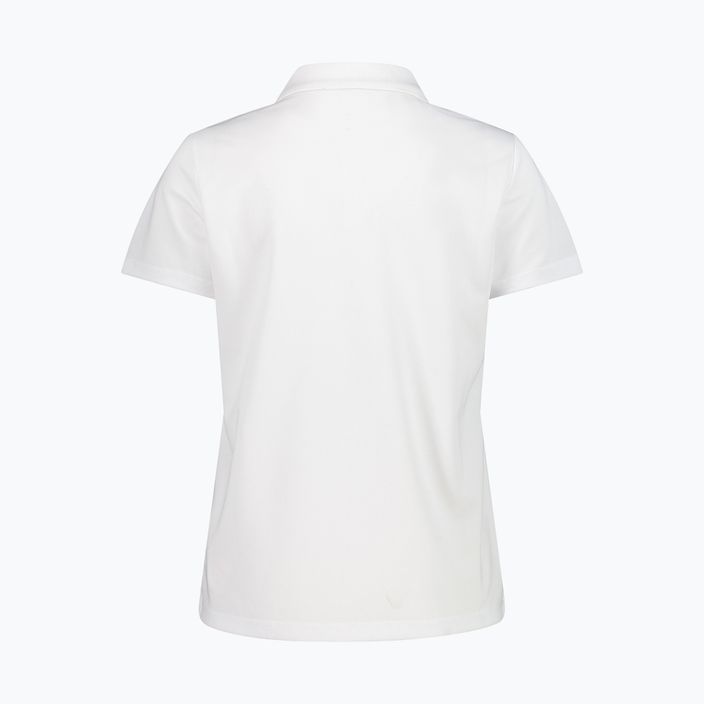 Koszulka polo damska CMP biała 3T59676/01XN 2