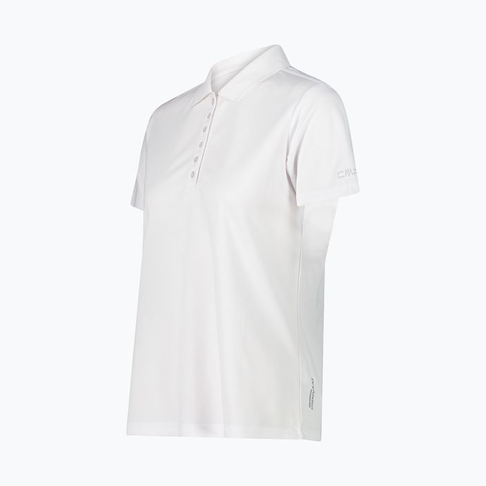 Koszulka polo damska CMP biała 3T59676/01XN 3