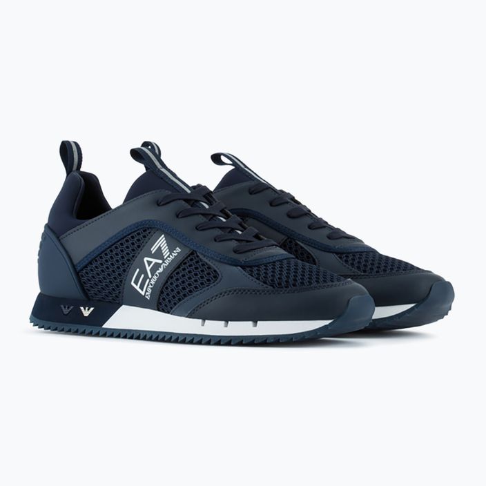 Buty EA7 Emporio Armani Black & White Laces navy/ white 2