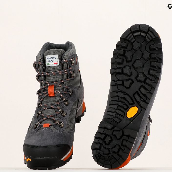 Buty trekkingowe męskie Dolomite Zernez GTX asphalt grey/burnt orange 10