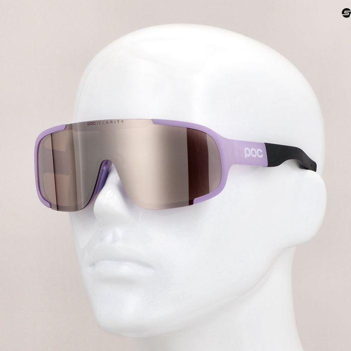 Okulary przeciwsłoneczne POC Aspire purple quartz translucent/clarity road silver 6