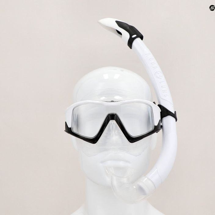 Zestaw do snorkelingu Aqualung Vita Set white/black 15