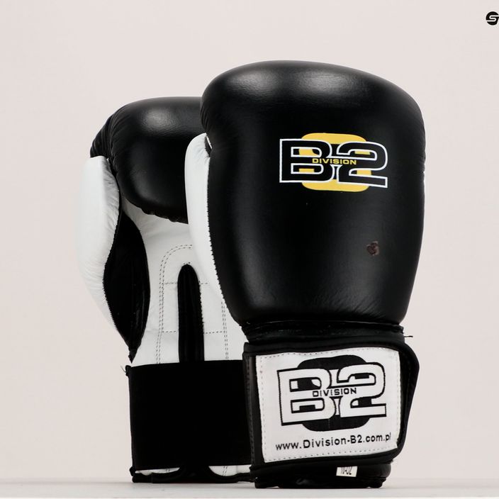 Rękawice bokserskie DIVISION B-2 DIV-SG01 black/white 6