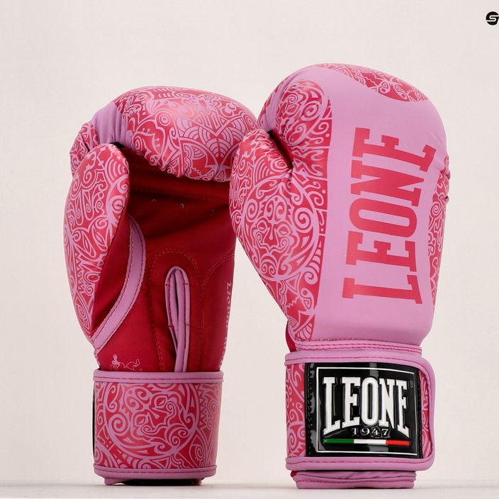Rękawice bokserskie LEONE 1947 Maori pink 14
